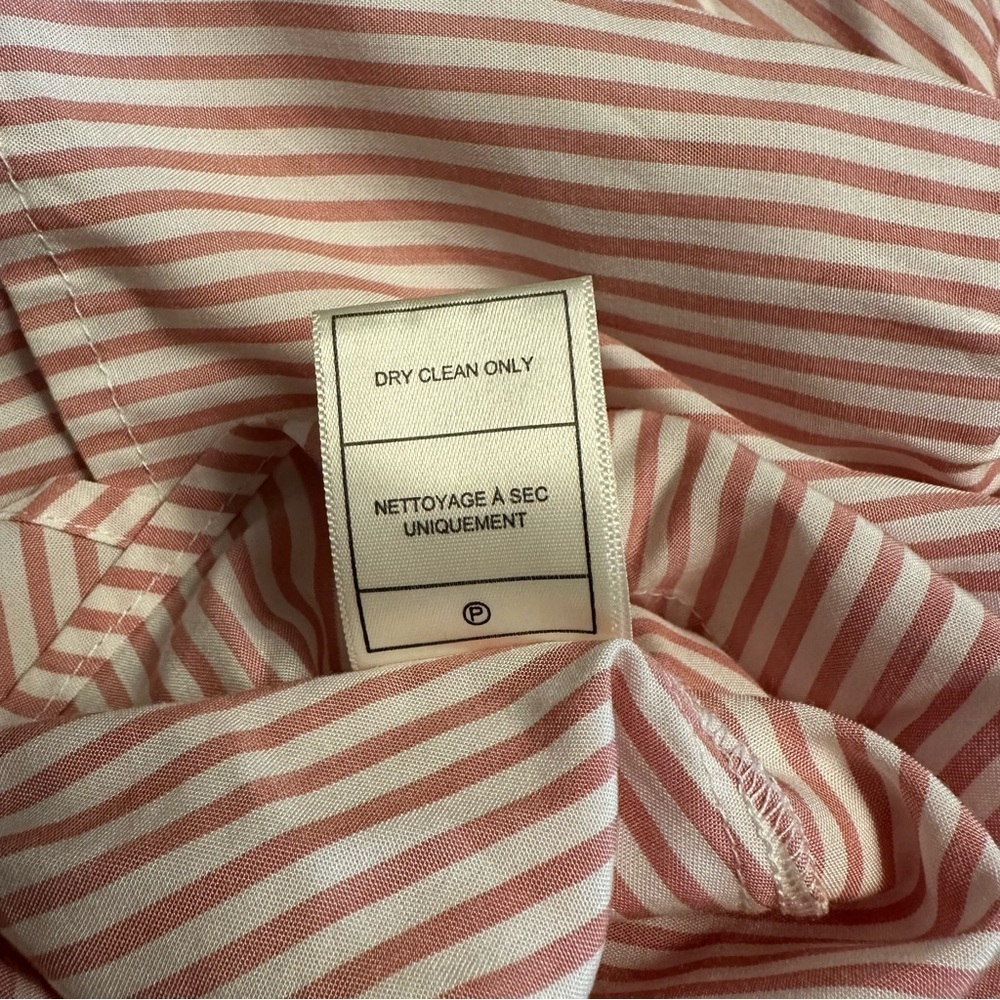 NWT BB Dakota | Women's Pink & Cream Strip Tiered Maxi Dress Size XS - Picture 11 of 15